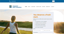 Desktop Screenshot of consumerdebtcounselors.org